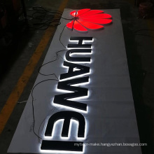 Advertising Stainless Steel Backlit Logo Sign for Store
